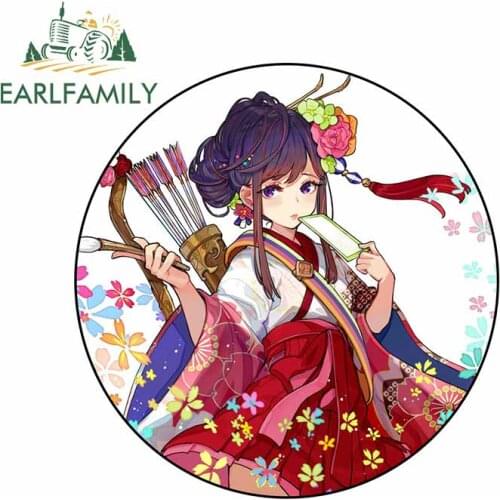 EARLFAMILY 13cm x 12.6cm For Anime Car Decal Waterproof Car Stickers Vinyl Material DIY Funny Sunscreen Occlusion Scratch