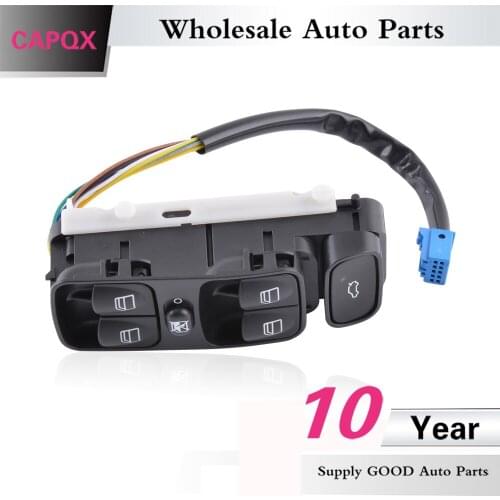 CAPQX For Benz C CLASS W203 C180 C200 C220 Front Electric Power Window Lifter Switch Master Electric Power Window Control Switch