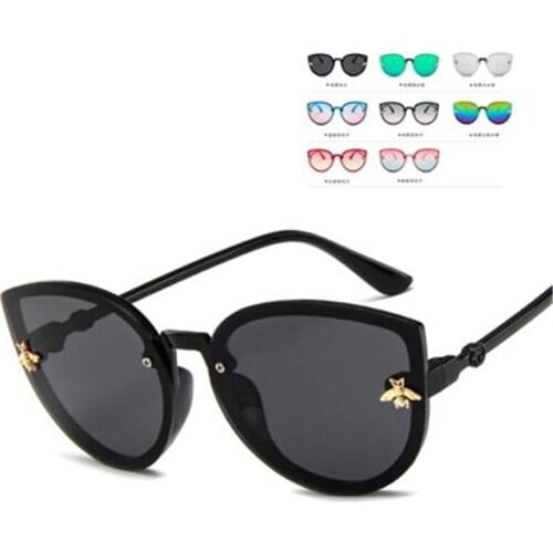 2021 Boy Girl Cute Cartoon Bear Shape Fashion Round Sunglasses Children Vintage Sunglasses UV Protection Classic Kids Eyewear