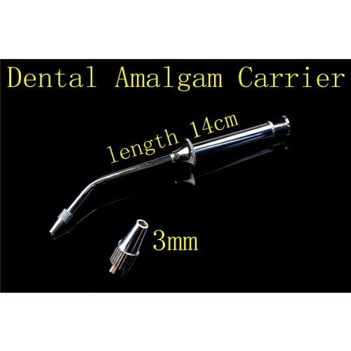 Medical dentistry Dental Equipment Stainless Steel Amalgam Carrier Gun Transfer Teflon Filling Syringe Dentist Materials Tools