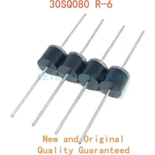 10PCS 30SQ080 R-6 P600 30A 80V Schottky Diode