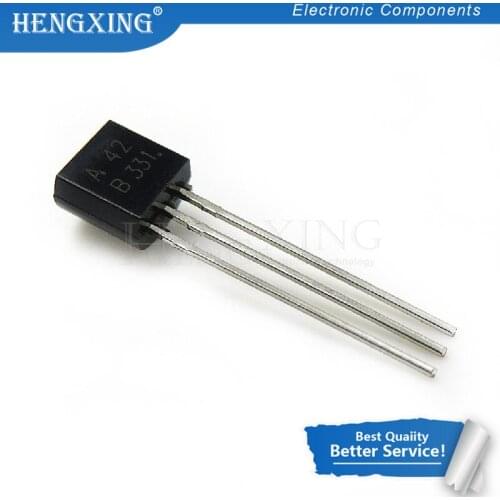 100pcs/lot MPSA42 TO-92 A42 TO92 new triode transistor In Stock