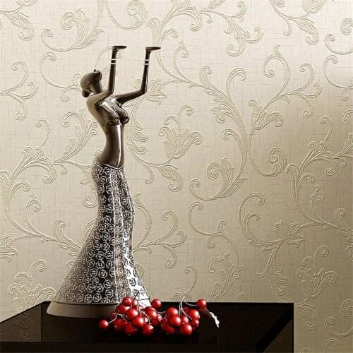 Beibehang 3d non-woven bedroom living room TV backdrop simple European wallpaper three-dimensional ktv hotel wallpaper