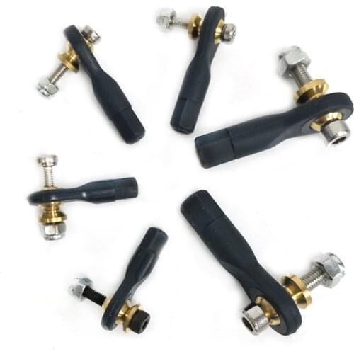 5pcs M2 M2.5 M3 Metal Airplane ball joint Single Cup ball joint Adjustable Heave Duty Ball For RC Plane Helicopter Model