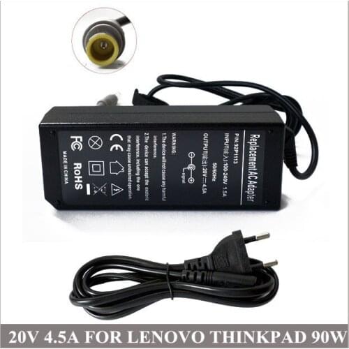 AC Adapter Notebook Universal 20V 4.5A 90W Battery Charger For IBM Lenovo ThinkPad Z61e Z61p X61 T61 T61P