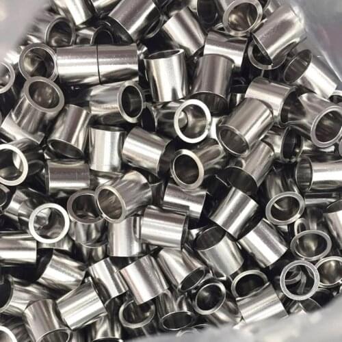 Cylinder Column Bead 3/5/6/7mm Space Slide Beads Stainless Steel DIY Jewelry Making Parts Wholesale 100pcs