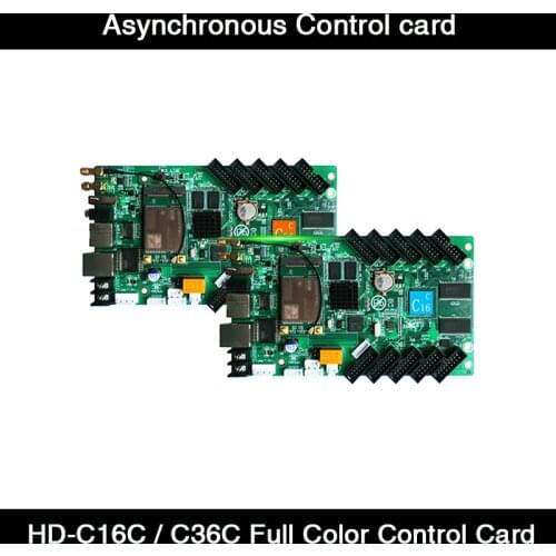 HD-C16C / C36C Asynchronous Full-Color LED Modules / LED Panels Controller Card ,control range 1024x512 Pixels
