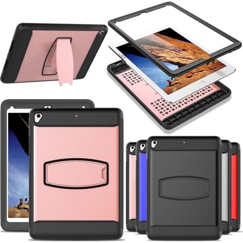 Fashion Shockproof Bumper iPad Case For iPad 9.7'' 6th 5th Generation 2018 2017 A1822 A1893 Table Cover For Kids Children Casees