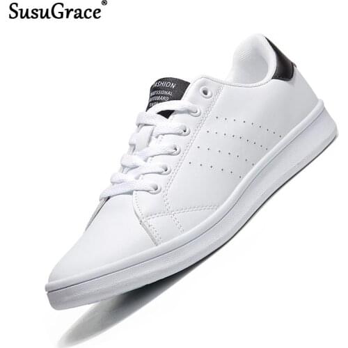 SusuGrace Classic Men Shoes 2021 New Arrivals Spring Summer Outdoor Breathable Lace-up Fashion Casual Flats Sneakers For Male