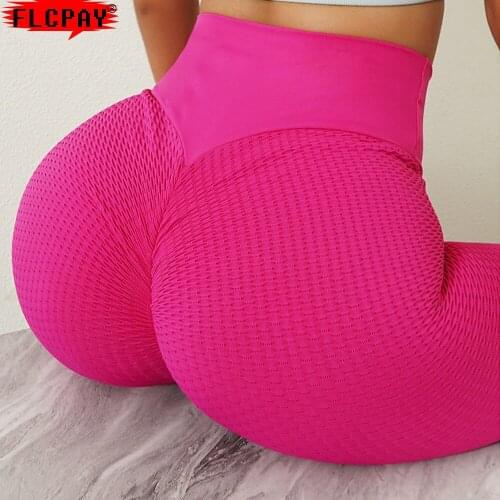 2021 New Push Up High Waist Leggings Women Fitness Pants Sports Leggings Athletic Workout Sexy Long Elastic Tight Trousers