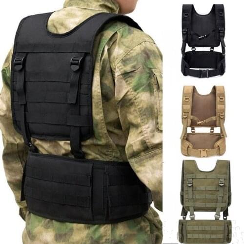 New Tactical Belt Molle Army Belt Outdoor Hunting Army Training Assault Combat CS Multi-function Safety Protective Belt