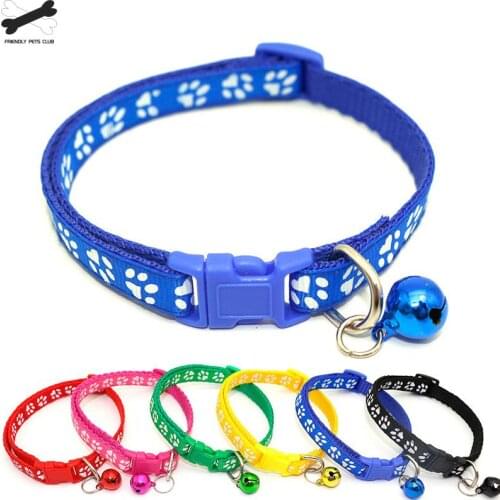 Easy Wear Cat Dog Collar With Bell Adjustable Buckle Dog Collar Cat Puppy Pet Supplies Cat Dog Accessories Small Dog Chihuahua23