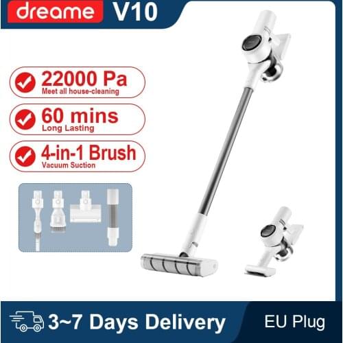 Dreame V10 Hand Held Cordless Vacuum Cleaner Wireless Household Sweep Suction All in one Dust Collector Floor Carpet Cleaners