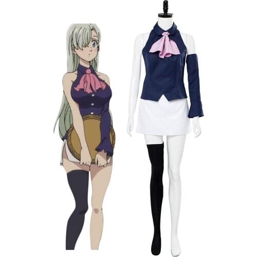 The Seven Deadly Sins Elizabeth Liones Cosplay Costume Custom Made