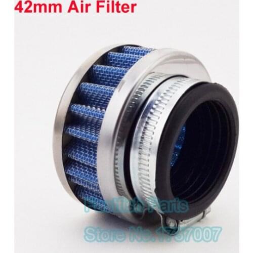Blue Cylinder 42mm Air Filter Cleaner For Pocket Dirt Pit Mini Bike ATV Quad Gas Scooter Motorcycle