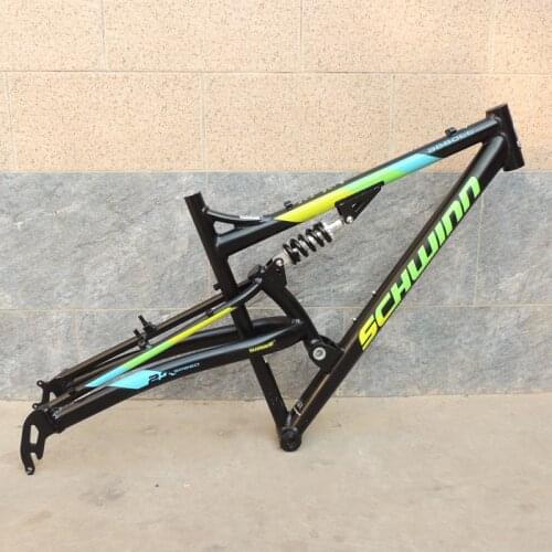 MTB bike frame for 26" 27.5" 29" wheels v brake disc brake Aluminum alloy bicyle frame with Rear shock