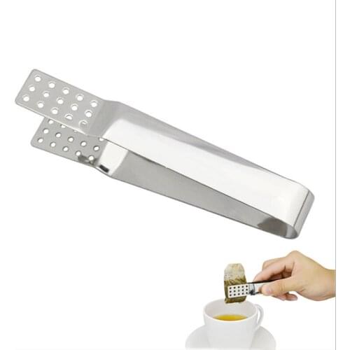 Tea Bag Clip Resistant Teabag High Quality Food Set Clip Stainless Steel Tea Bag Tong Squeezer Stainless Steel