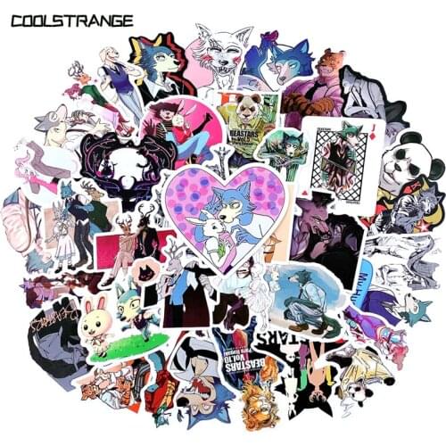 10/30/50Pcs Cute Comic Cartoon BEASTARS Stickers For Laptop Luggage Motorcycle Phone Skateboard Toys Car Diary Anime Pegatinas