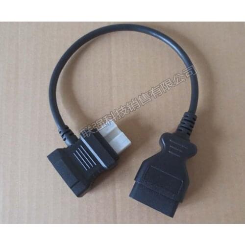 100% Original V30 for MITSUBISHI 12+16 OBD-II Adaptor for AutoBoss OBD II Connector OBDII Adapter pins OBD2 Connecter