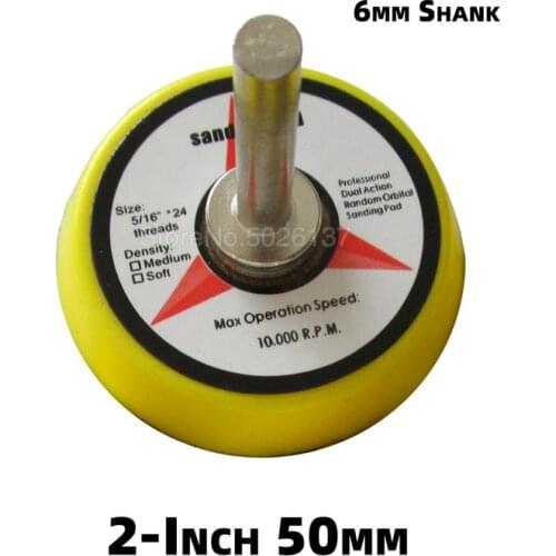 2INCH 50MM Backup Sanding Pad Hook And Loop Sander Backing Hand Block For Polishing & Grinding Abrasive Power Tools Back-up