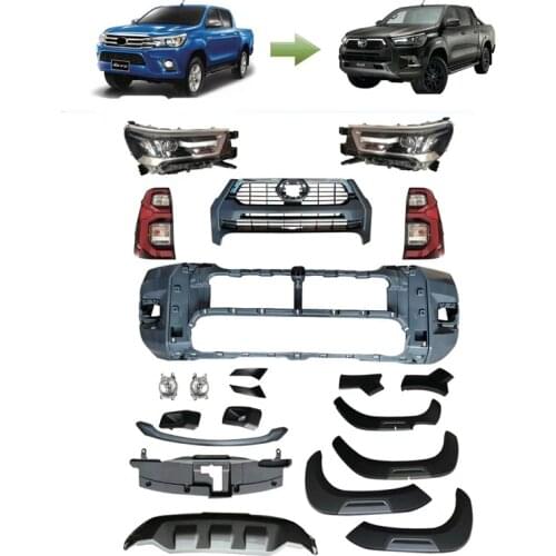 2015+hilux revo upgrade to 2021ROCCO style body parts send by sea complete body kit