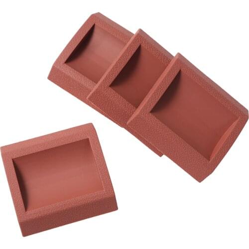4 PVC Piano Caster Cups Anti Vibration Feet Pads Floor Protectors Non Slip Sofa Furniture Legs Caps Reusable Foot Mats Hardware