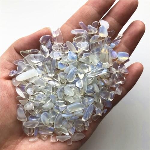 5-7mm Natural Opal Gravel Bulk Tumbled Stones Crystal Healing Reiki Natural Quartz Crystals 50g