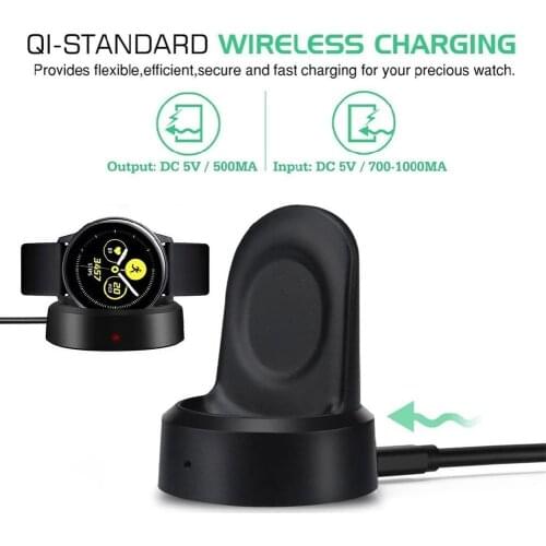 Smart Watch Wireless Charger for Samsung Galaxy Watch 42mm 46mm Charger Charging Base for SM-R800 R805 R810 R815