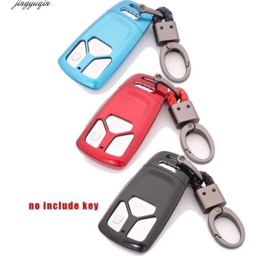 Jingyuqin Fashion 3B Remote Car Key Case Cover Paint For AUDI A4 B9 Q5 Q7 TT TTS 8S 2016 2017 Skin Holder