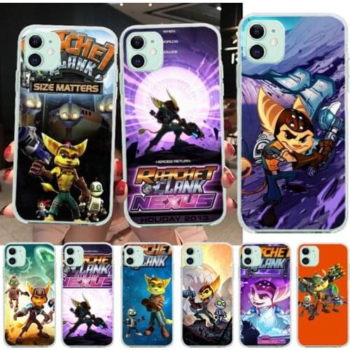 Game Ratchet and Clank Bling Cute Phone Case for iPhone 11 pro XS MAX 8 7 6 6S Plus X 5S SE 2020 XR cover