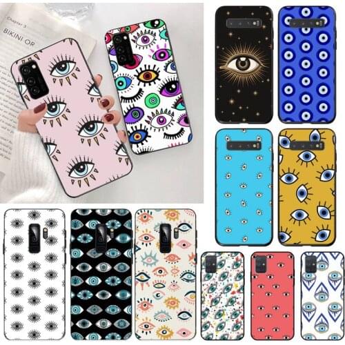 Fashion Evil Eyes Phone Case for Samsung Galaxy S20 FE plus Ultra S6 S7 edge S8 S9 plus S10 5G lite 2020
