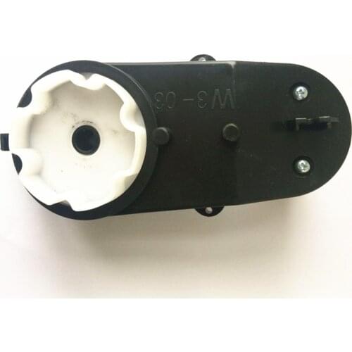 Children electric car gearbox with motor 12V kids ride on electric car motor gear box,baby car reducer 390 gearbox