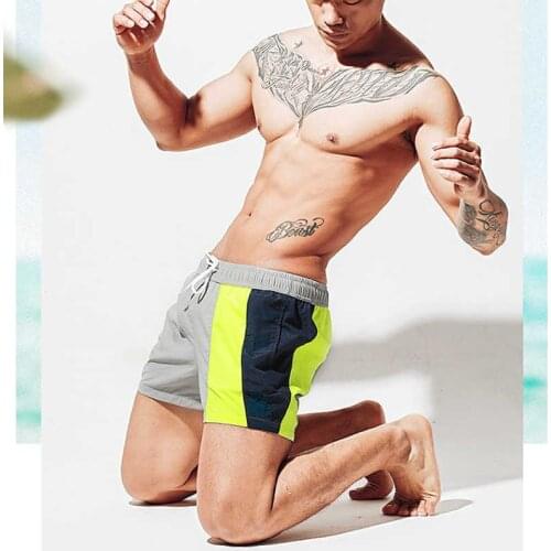 Breathable Swimsuits Swim Trunks 2021 Quick Dry Boxer Briefs Sunga 3XL Swim Suits Maillot De Bain Beach Shorts Hot Swimwear Men