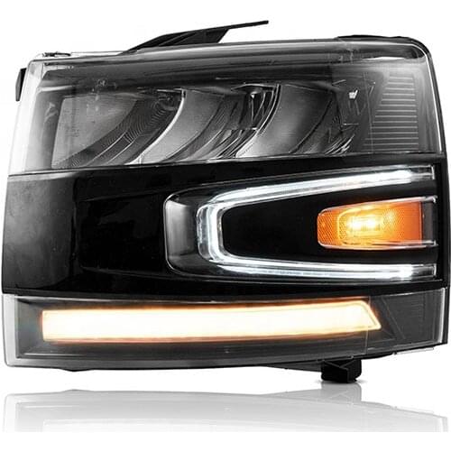 Goodmolds Factory LED Silverado 1500 2500HD 3500HD Front Headlights 2007-2013 2008 Headlight For Chevrolet Silverado