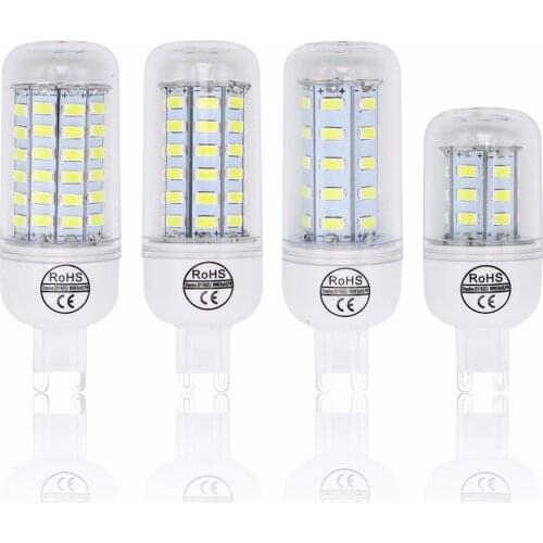 G9 8 W 36 LED 5730 SMD 220V/110V Cover Corn Spotlight Light Lamp Bulb Warm Pure White 10pcs/lot