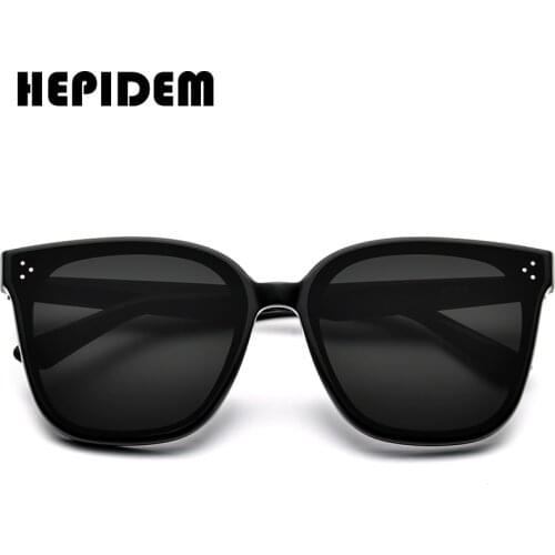 HEPIDEM 2021 New Acetate Sun Glasses for Women Round Retro Men Gentle Fashion Brand Design Sunglasses Vintage Mirrored gm RICK
