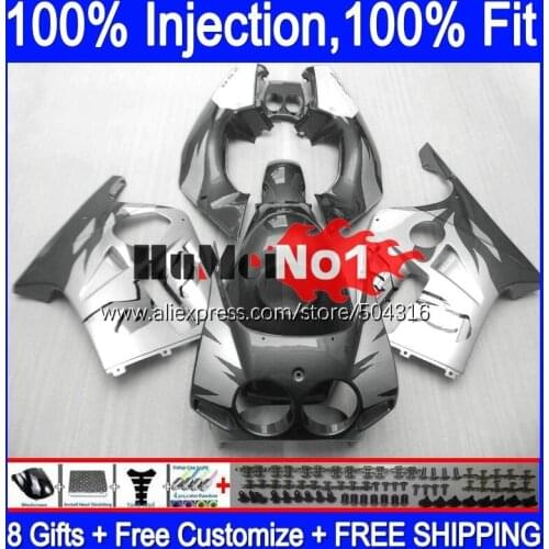 Injection OEM For HONDA CBR250RR CBR 250RR 1990 1991 1992 1993 1994 135MC.147 silver gloss CBR250 RR MC22 95 96 97 98 99 Fairing