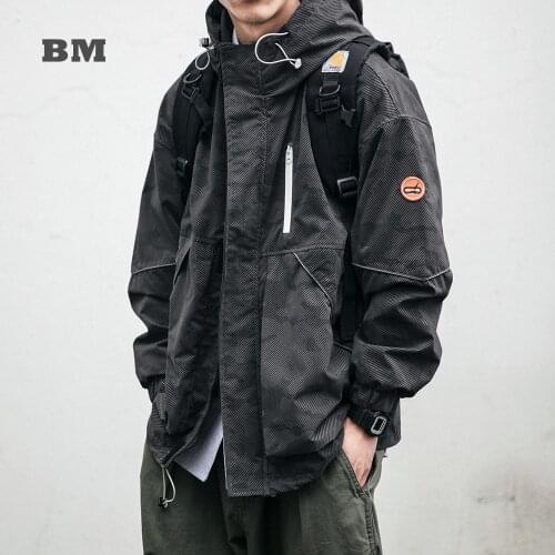 Spring Autumn High Quality Streetwear Hooded Cargo Jacket Men Clothing Military Tactical Camouflage Coat Harajuku Fashion Hoodie