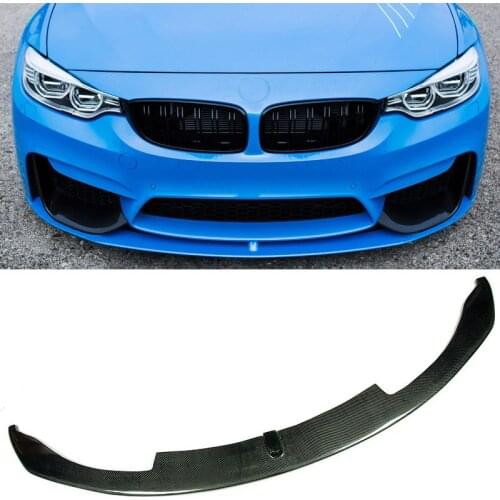 M-P Style Carbon fiber Front Bumper Lip Spoiler Splitter Fit For BMW F8X M3 M4
