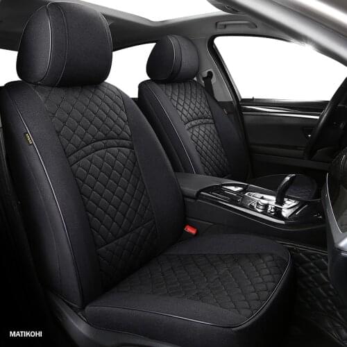 MATIKOHI Custom flax car seat cover For Dongfeng AX5 AX4 E70 AX7 S30 H30 CM7 S500 360 370 330 580 IX5 P16 S16 car seats