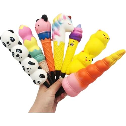 Cute Kawaii Squashy Penis Bear Simulation Squishy Slow Rising Cream Scent Soft Squeeze Toy Stress Relief Fun for Kid Xmas Gift