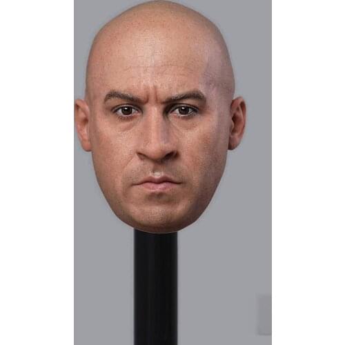 1/6 Soldier Model European And American Tough Guy Head Sculpture Suitable For 12-Inch Movable Puppet Collection