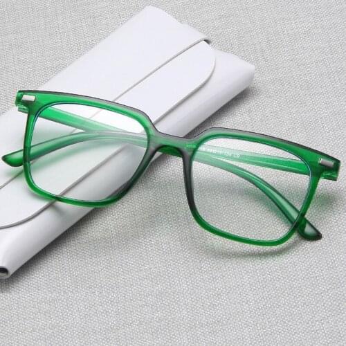 New Square Large Frame Glasses men women anti-blue Light Retro flat Anti-radiation computer Gaming glasses UV400 Eyeglasses Fram