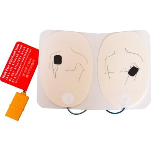 1 pair Adult AED Defibrillation Training Electrode Patch For AED Trainer Replacementable Emergency First Aid Skills Training