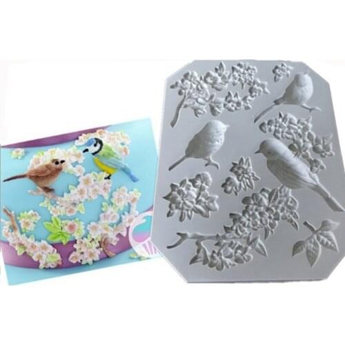 Silicone Molds Christmas Tree Sun Flowers Cake Chocolate Mold Wedding Cake Decorating Tools Fondant Sugarcraft Baking Mold