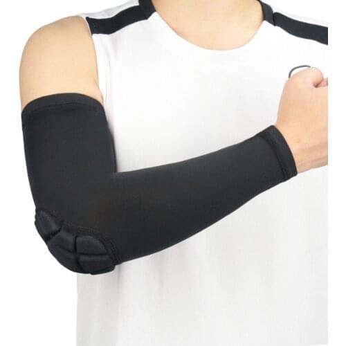 Sports Arm Protector Joint Anti-collision Summer Cycling Outdoor Running Elbow Honeycomb Sun Protection Sleeve