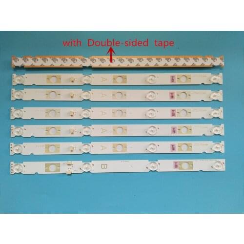 Tira Lâmpadas LED Backlight para Sony 48 "TV KDL-48W650D LB48009 V0_03 M30900 NS6S480DND02 LSY480WN02-301 KDL-48W653 LSY480HN02