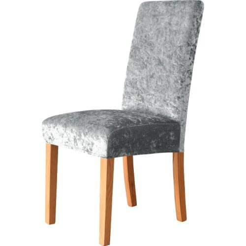 Thickened Gold Diamond Velvet Chair Cover for Living Room wedding Anti-dirty Dining Chair Covers Party Supplies Wholesale