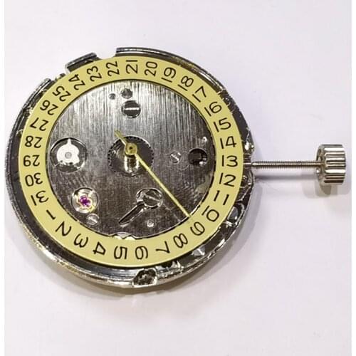 Replacement Watch Movement Spare Parts 2813 Mechanical Automatic Movement Calendar Repair Parts With Silver And Gold Color