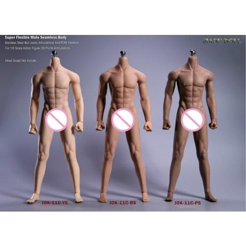 Super Flexible Male Seamless Body Figure 1/6 Scale With Stainless Steel Ball Joints Strong Musle Figure Model Collection Toy